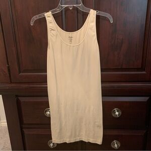Nude bodycon dress